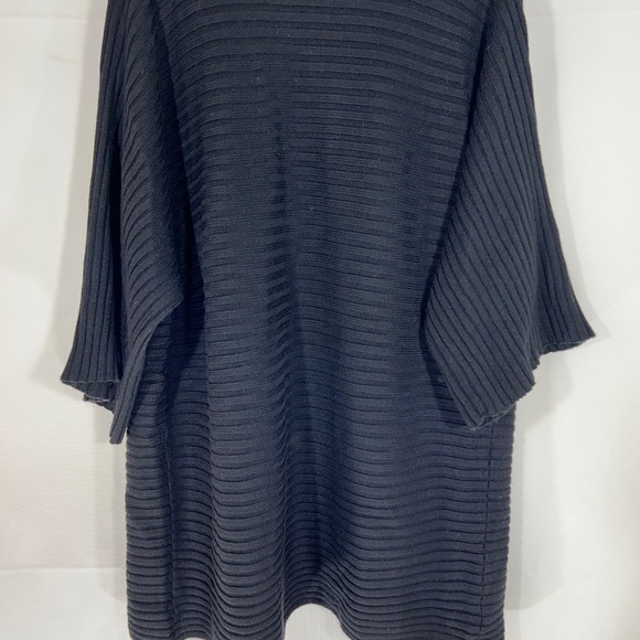 Talbots Woman Merino Wool Ribbed Shawl Sweater - Picture 8 of 11